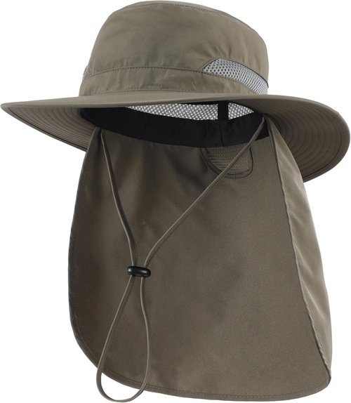 Connectyle UPF 50+ Wide Brim Sun Hat - UV Protection Fishing & Hiking Hat for Men & Women