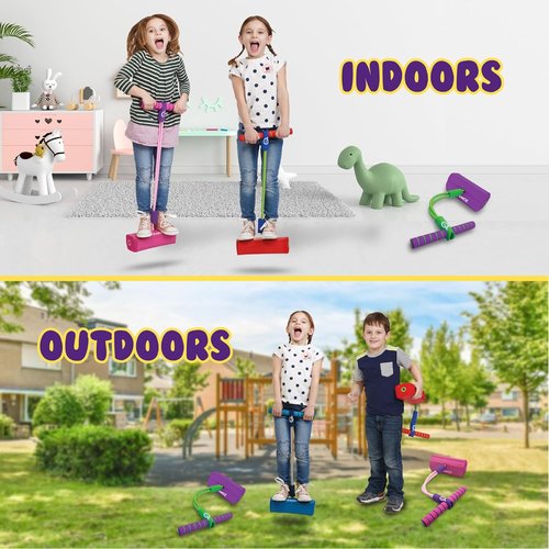 Bounce Pogo Stick for Toddlers | Foam Jumper for Ages 3-8 | Fun Outdoor Jumping Toy - Perfect Birthday Gift