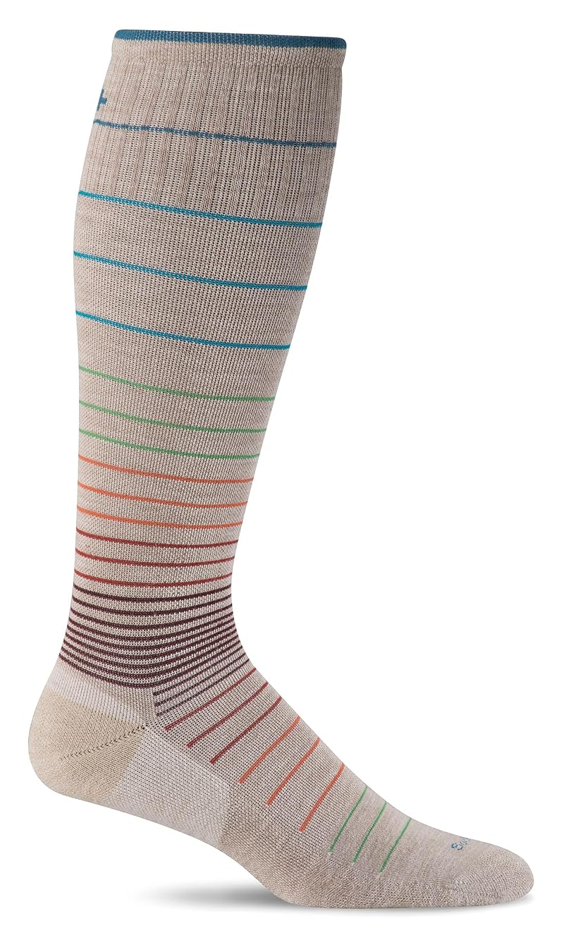 Sockwell Women's Barley Barley+Medium-Large Graduated Compression Crew Socks
