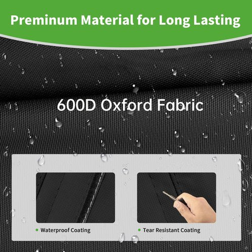 10L0L Waterproof Golf Cart Seat Cover for Club Car, EZGO, Yamaha, 4 Passenger 2+2 Seat Rain/Dust Covers, 600D Oxford Fabric, UV Resistant, All Weather Protector for Front & Rear Seat, Easy On/Off