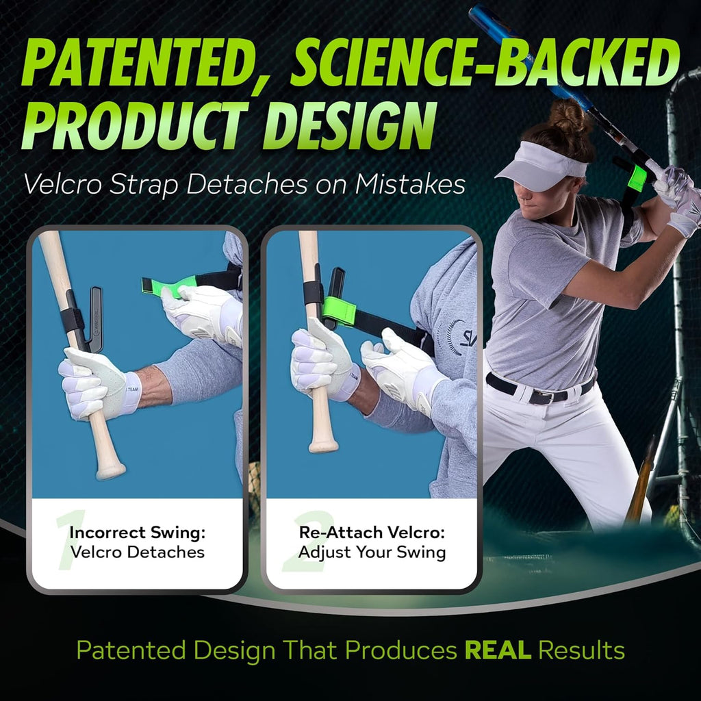 SWINGRAIL Baseball Hitting Trainer - Improve Bat Speed & Swing Mechanics | Ideal for Ages 9+