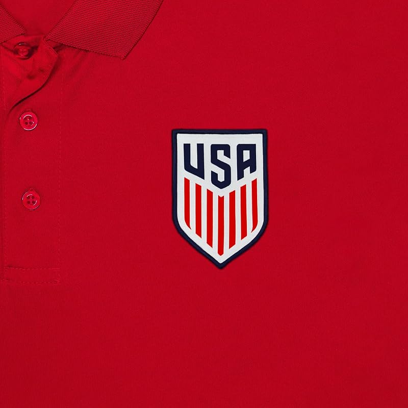 Officially Licensed Soccer Polo Shirt - Unisex Adult, Large, United States