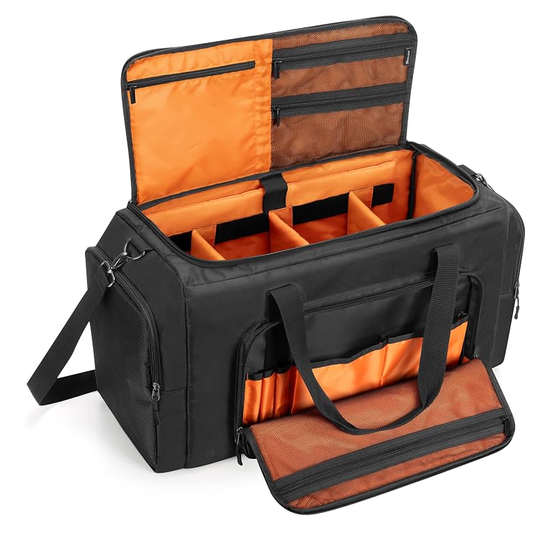 DSLEAF Sneaker Travel Bag 4 Shoes Duffle Bag with Dividers