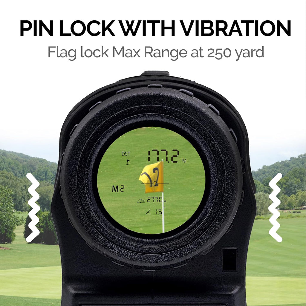Skiennix Golf Laser Rangefinder - High-Precision 900Y with Fast Focus & Slope Mode Function