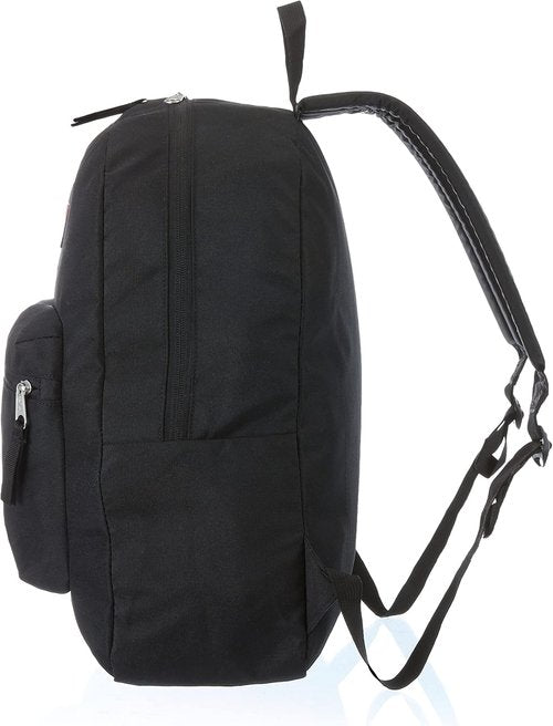 Jansport Cross Town 8 Bit Cherries Backpack, black, 42X14X32, Art Deco