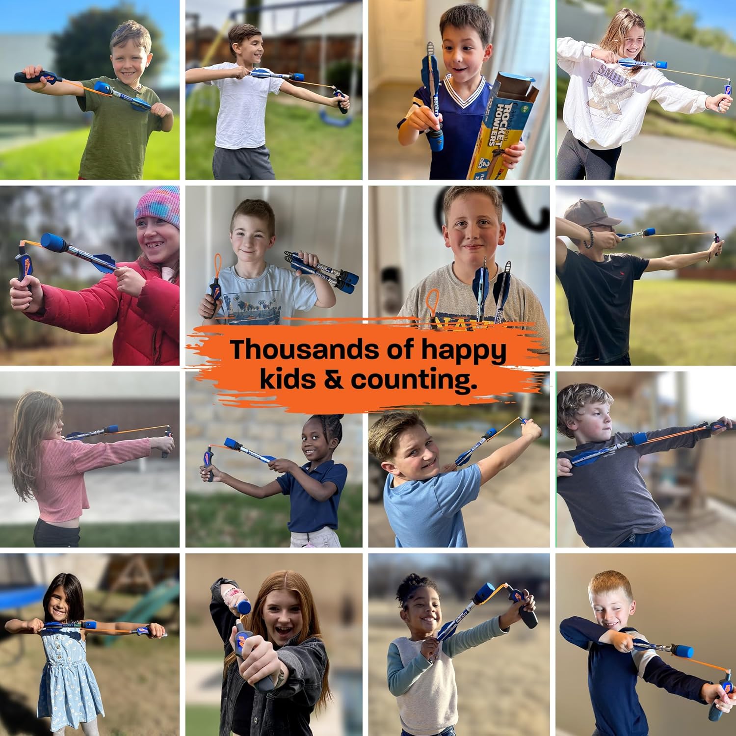Toy Rocket Launcher - Fun Outdoor Slingshot Rockets for Kids | Perfect Gift for Ages 8+