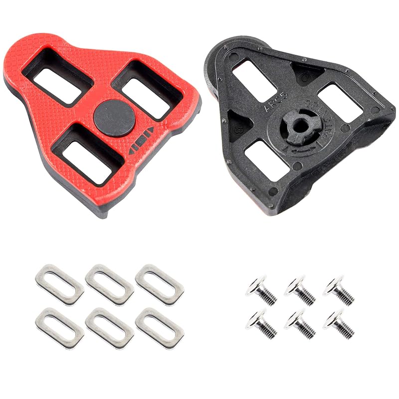9 Degree Cycling Cleats for LOOK Delta - Peloton Compatible Indoor/Outdoor Bike Pedals