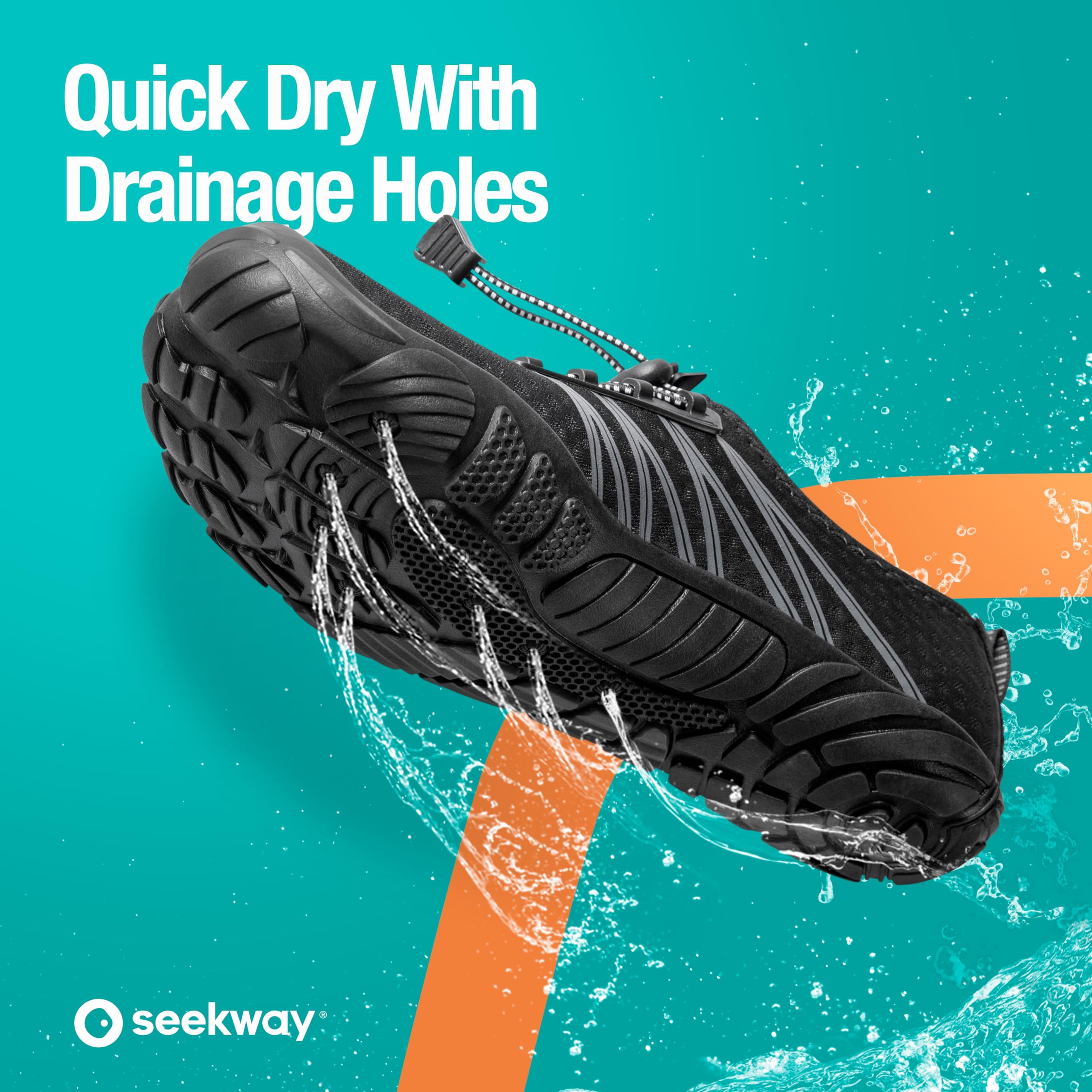 SEEKWAY Water Shoes Men Women Adult Quick-Dry Aqua Sock Barefoot for Beach Swim River Pool Lake Hiking Kayaking Surfing