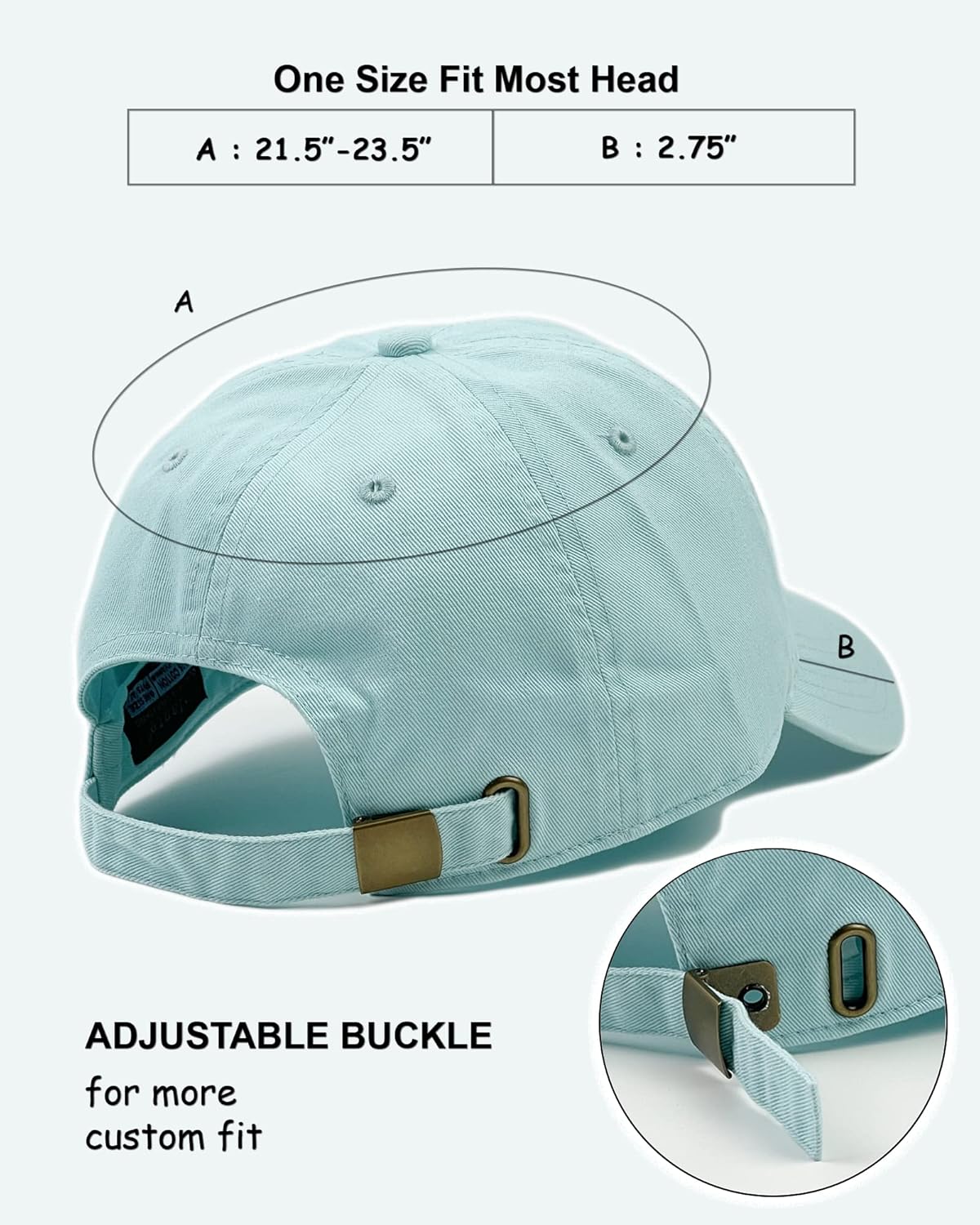 Utmost Unisex Classic Cotton Baseball Cap - Soft Adjustable Dad Hat in Aqua Camouflage
