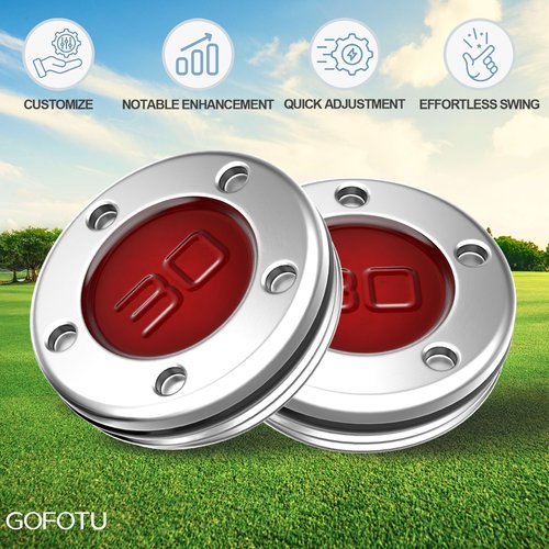 Gofotu 2pcs 5g-40g Golf Custom Weights Compatible with Titleist Scotty Cameron Golf Club Putters Newport Red (2PCS 30g(Doesn't include Wrench))