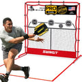Portable Pickleball Rebounder Net with Kitchen Lines System, Tennis Ball Machine for Practice, Solo Training Net System for Dinks, Volleys & Drives, Accuracy Trainer with Carry Bag, for Backyard