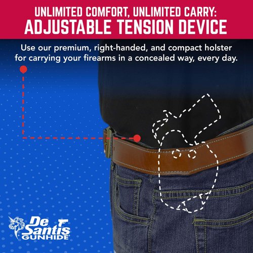 DeSantis Cozy Partner Hoslter, Black, Right, FITS: S&W M&P SHIELD 9/40, S&W M&P SHIELD M2.0 9/40