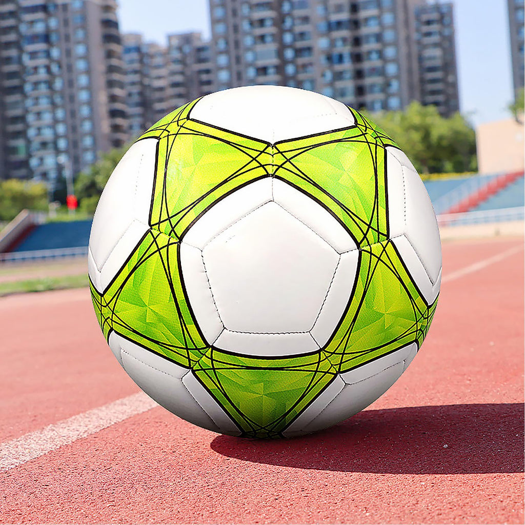 AYANICA Soccer Ball Size 3,4,5 Soft PU for Practice Training Gift Boys Girls Come with Random Color Pump and Needle