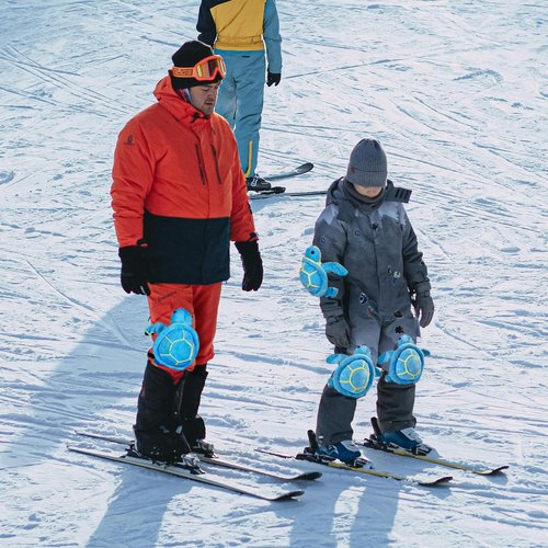 3 Pcs Large Ski/Snowboard Butt Pads Set, Snowboard Turtle Hip Knee Protection, Snowboarding Turtle Cushion Protective Gear for Skiing Skating Snowboarding Winter Outdoor Protection