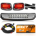 GODCTSUP EZGO Light Bar Kit, Golf Cart LED Light Kit for EZGO TXT 1996-2013 Gas&Electric Carts, with 12V Street Legal EZGO Headlight Taillights and Wiring Harness