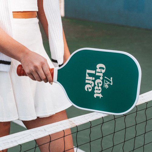 Elite Performance Pickleball Paddle | 3K Carbon Fiber | USAPA Approved | 16mm Honeycomb Core w/ 6" Handle | Lightweight 8.1 oz | Retro Design. Includes Single Paddle + Neoprene Cover (Dark Green)