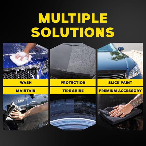 Meguiar’s Hybrid Ceramic Starter Kit | Premium Car Detailing Set with Wash, Wax, Detailer & Tire Shine