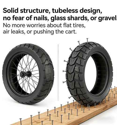 BUSTALOZZII 10 Inch 10x2.75 Solid Tire 85/65-6.5 Compatible with Speedway 5 Dualtron 3 Electric Scooter Non-Pneumatic Tyre Compatible with Kugoo G-Booster G2 Pro.