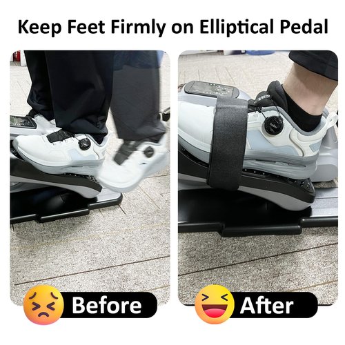 4 Pcs Pedal Straps, Perfect for Under Desk Elliptical Peddler Foot & Leg Pedal Exercixer for Seniors Fitness Home Sports Accessories