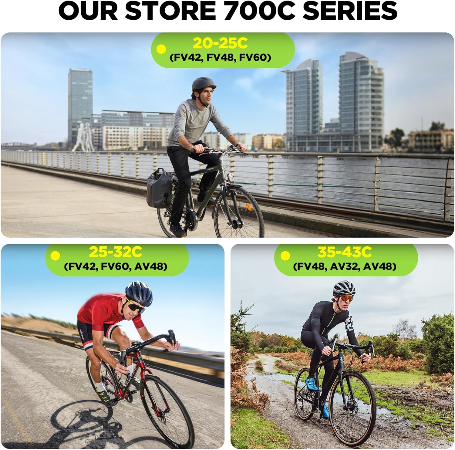 700C Bike Tube by [Brand Name] - Durable Butyl Inner Tube with 2 Tire Levers | Fits 700x20C-25C