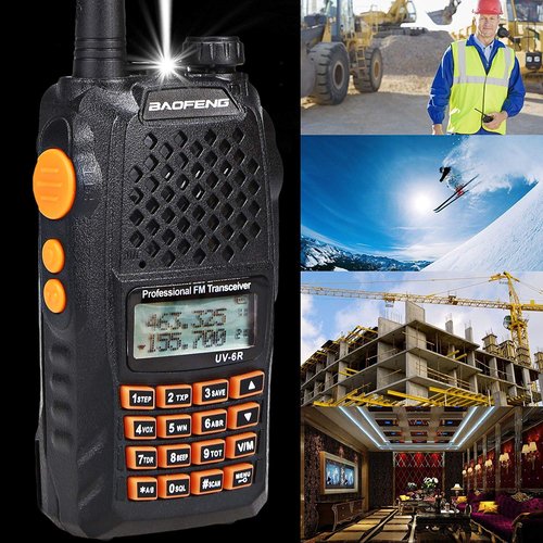 Baofeng Pofung Uv6r Dual-band Twoway Radio Transceiver , 1.1 Lb