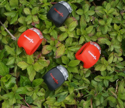 Bicycle Light Front and Rear Back Bike Tail Lights Silicone LED Bike Light Set - Bike Headlight and Taillight,Waterproof & Safety Road,Bicycle Bike Lights,Batteries Included,4 Pack led Safety Light