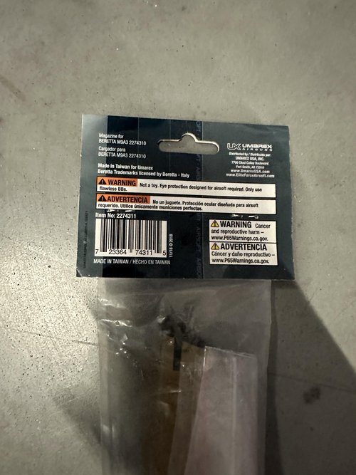 Beretta M9A3 22-Shot Airsoft Magazine for Blowback CO2 Powered 6mm BB Pistol Airsoft Gun