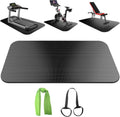 Peloton Treadmill Mat - Durable Exercise Equipment Pad for Indoor Bikes & Ellipticals | Folding Design