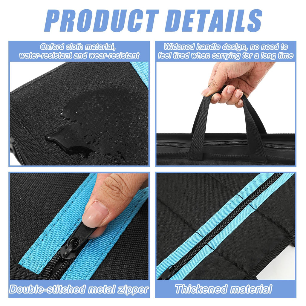 Sunnymove Arrow Case Archery 33'' Portable Soft Bow Case Compact Black Arrow Storage Quiver Oxford Cloth Box for Outdoor Hunting Target Shooting Bag Shooting Practice