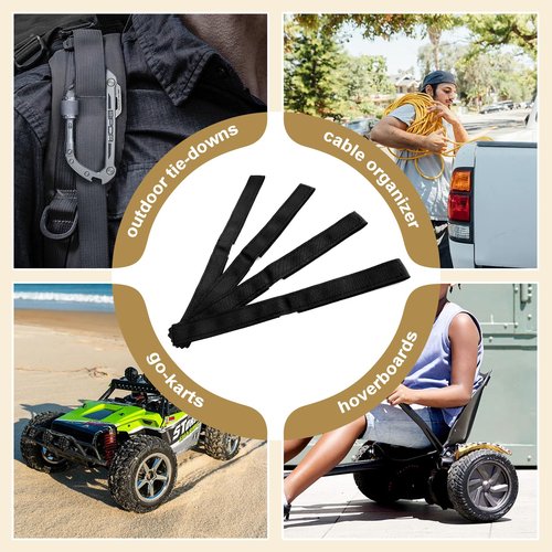 uhzz Adjustable Hoverboard Straps Hoverboard Seat Attachment Straps Hoverboard Replacement Strap Compatible with Electric Self Balancing Scooter Accessories Turn A Hoverboard Into A Go Kart