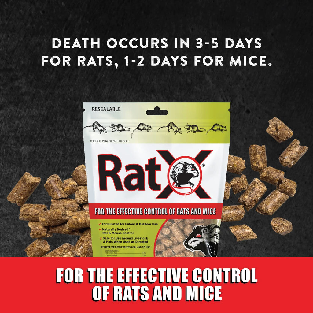 RatX All-Natural Humane Rat and Mouse 1 lb. Bag - EcoClear Products 620101