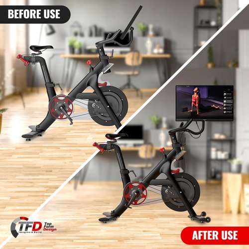 The Pivot for Peloton Bike Screens, Made in USA - 360 Degree of Movement Adjuster | Easily Adjust & Rotate Your Peloton Monitor | Peloton Accessories by TFD