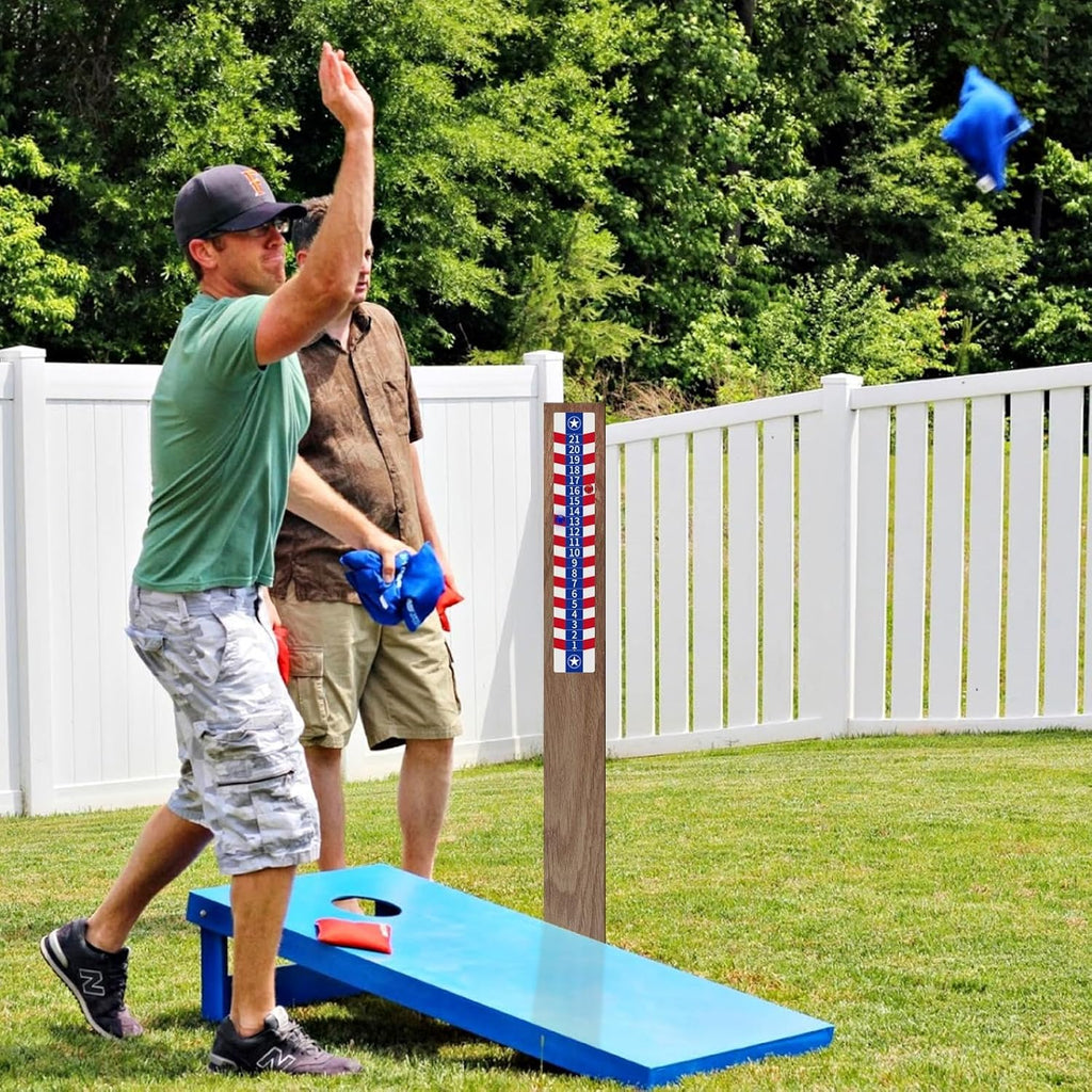 Skiennix Cornhole Scoreboard - Magnetic Decal with Easy Score Keepers | Perfect for Cornhole Games