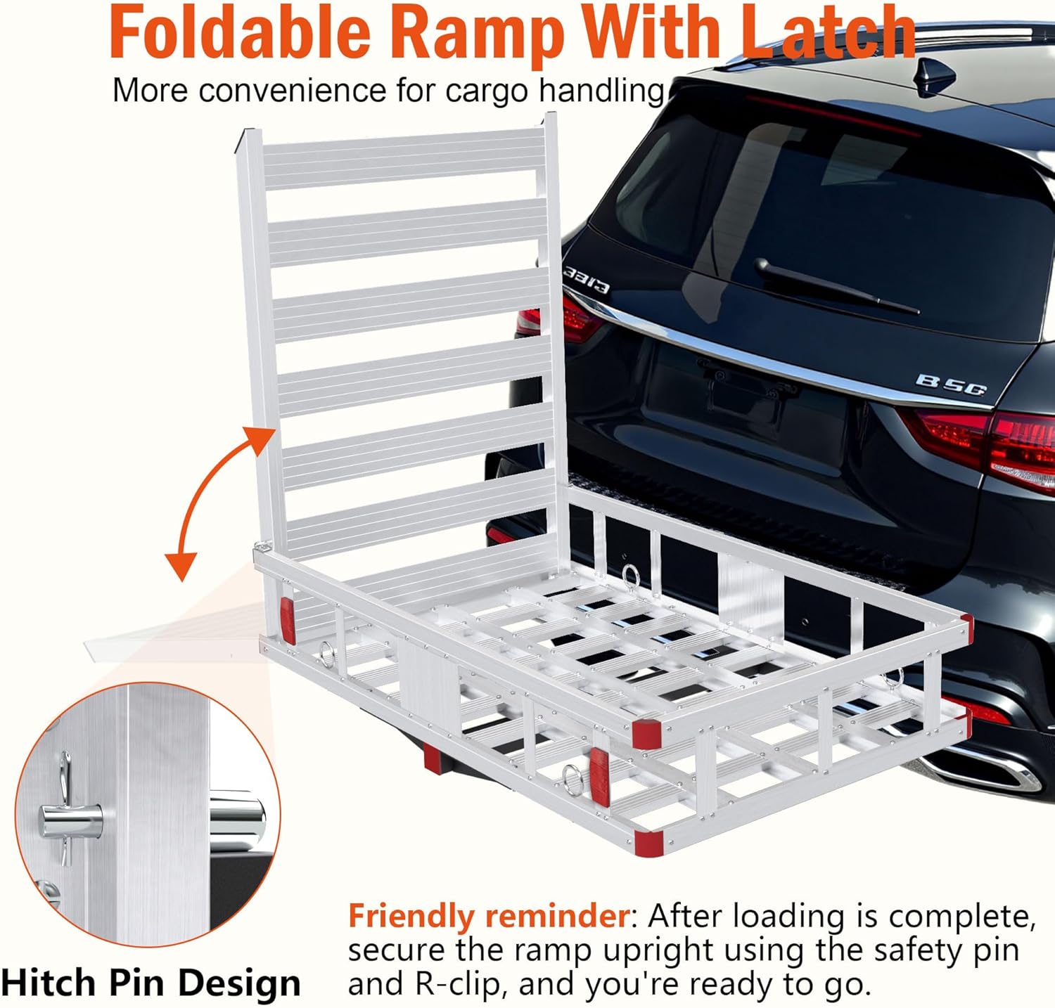 Receiver for SUVs, Trucks, Vans, and Campers - 50" x 29.5" x 8.7