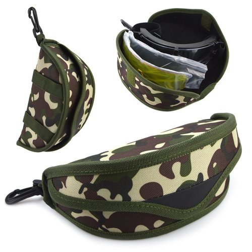 Elemart Tactical Airsoft Goggles - Safety Goggles Army Goggles Military Eye Protection Hunting Glasses for Shooting - 3 Interchangeable Multi Lens & Carrying Case