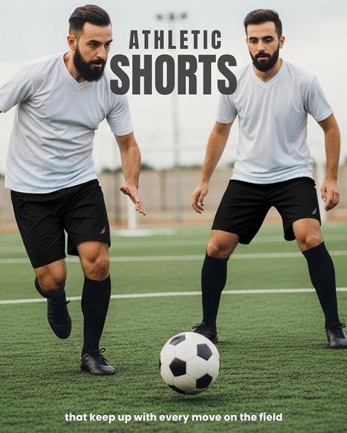 NY Threads Men's Athletic Shorts - Quick Dry, Lightweight Running & Workout Gym Shorts with Pockets | 2 Pack