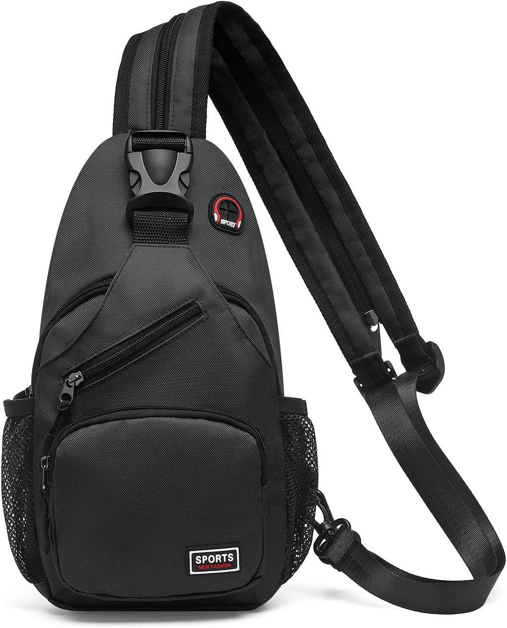 Skiennix Convertible Sling Bag - Lightweight Crossbody Backpack for 7.9" Tablet | Black