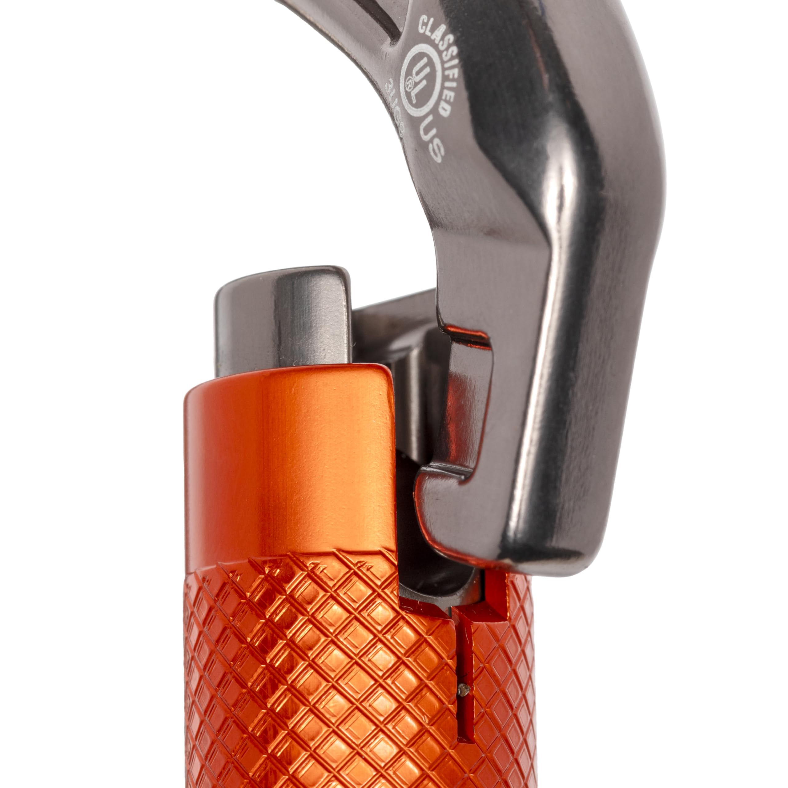 ProClimb I-Beamer Mod D Twist Lock Carabiner | NFPA Certified | 27kN MBS | 18mm Gate | 4.1oz | Hot Forged Aluminum Alloy | I-Beam Design for Climbing,Rescue,Rigging & Rappelling