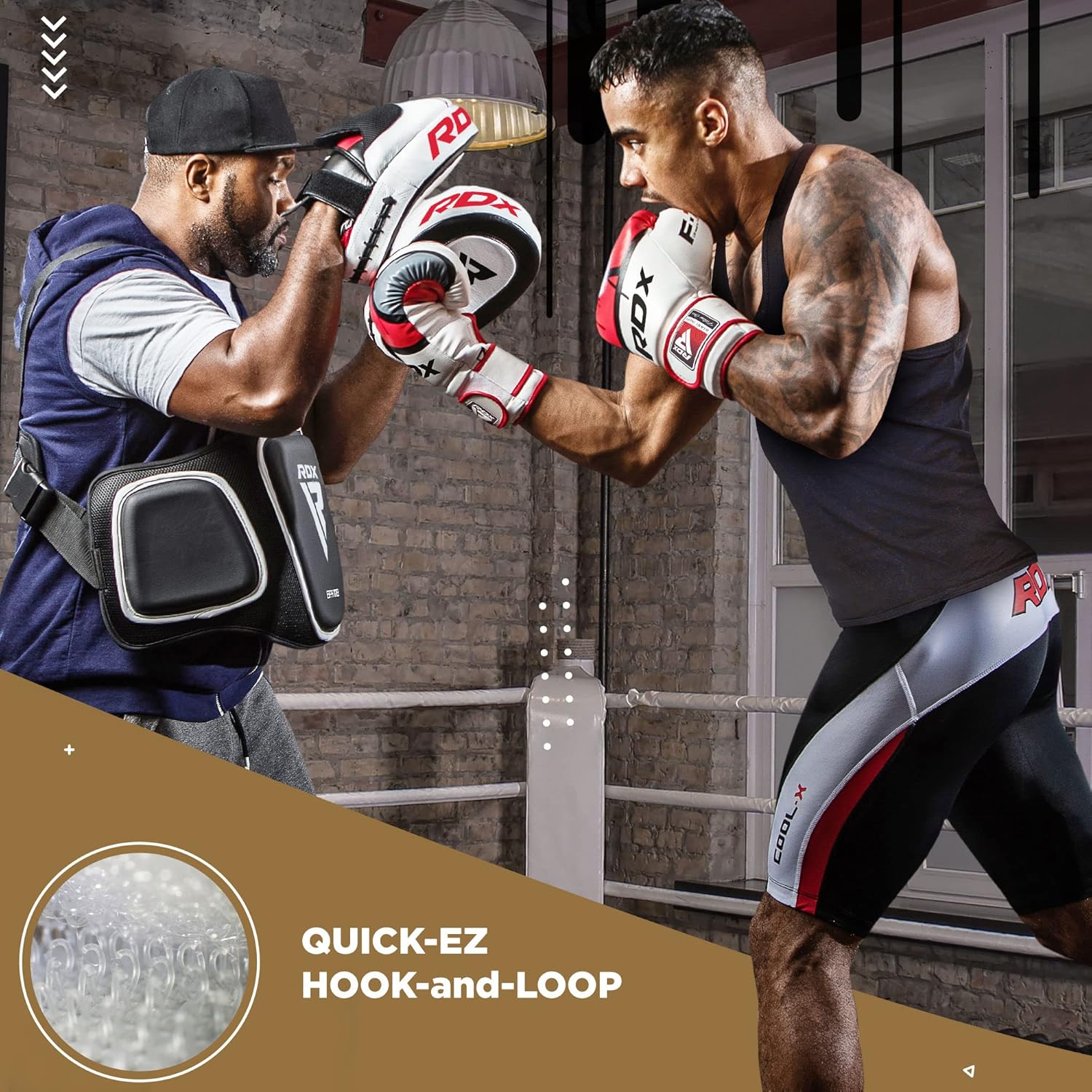 RDX Boxing Gloves - EGO Sparring & Training Mitts | Maya Hide Leather, Ventilated Design, 8-16 oz