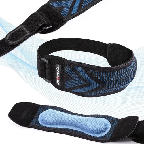 NEENCA Knee Strap Brace - Patella Tendon Support with Gel Pad for Pain Relief | Ideal for Runners & Athletes