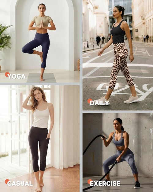 GAYHAY High Waisted Leggings - Buttery Soft Yoga Pants with Pockets for Women | Perfect for Gym & Running