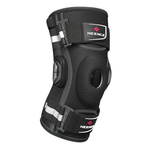 NEENCA Professional Knee Brace for Knee Pain, Adjustable Hinged Knee Support with Removable Side Stabilizers, Strong Stability for Joint Pain Relief, Arthritis, Meniscus Tear, ACL, PCL, Runner, Sports