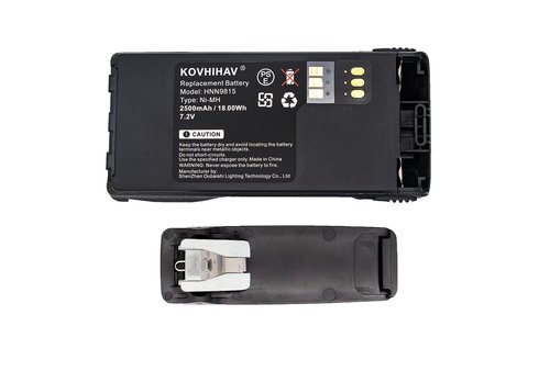 KOVHIHAV 2500mAh NTN9858C (2-Pack) Replacement Battery for Mo-to-rola XTS1500 XTS2500 PR1500 MT1500, fits Part No NTN9815/A/AR/B NTN9858/A/AR/B/C
