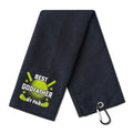 CybGene Godfather Gifts Golf Towel, Golf Gifts for Godfather, 40 x 60cm Microfiber Golf Towel for Golf Bags for Boss Day, Christmas