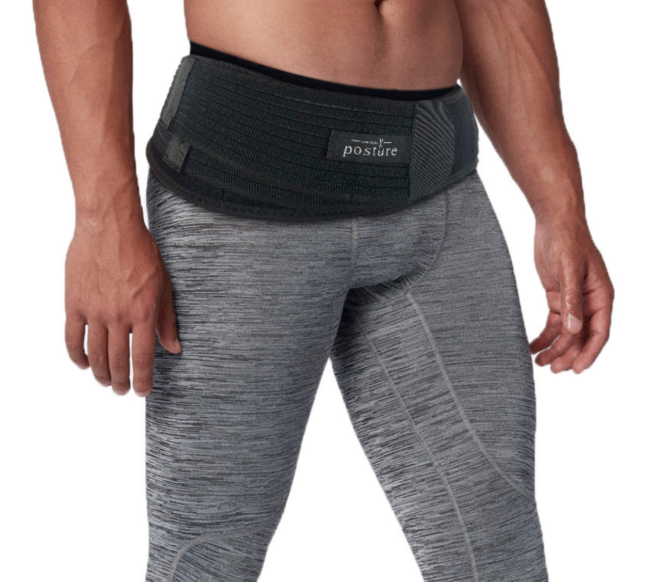 Vriksasana Si Belt for Men and Women that Treat Sciatica, Including Pelvic, Back and Leg Pain Nerve Pain, Stabilize Sacroiliac Joint | Trochanter Brace | Anti-Slip and Pilling-Resistant