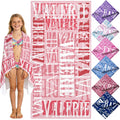 Yoke Style Personalized Beach Towels - Custom Sand-Free Microfiber Quick Dry Towels for Kids | Easter Gifts