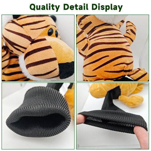 Funny Golf Driver Headcovers – Plush Animal Golf Club Covers for Woods & Drivers – Fits All Club Brands, Stylish & Protective, Perfect for Men & Women (Tiger A)