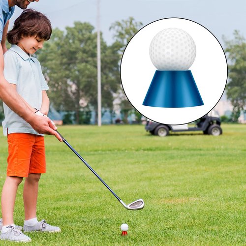 Gejoy Rubber Winter Golf Tees Golf Rubber Tees Practice Tee Holder with 4 Different Height for Golf Practice, 38,22,16.5,12 mm(24 Pieces)