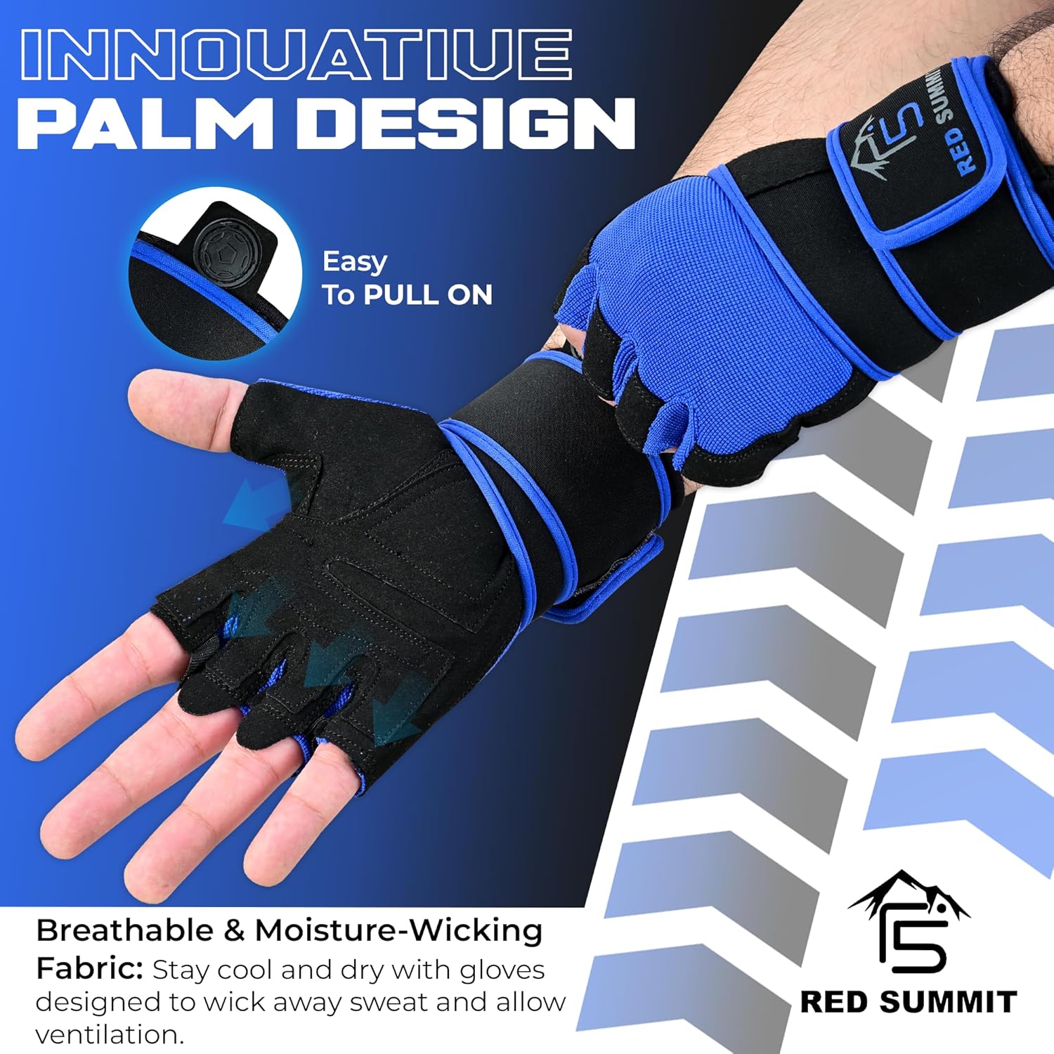 Skiennix Weight Lifting Gym Gloves - Anti-Slip Palm & Wrist Support for Bodybuilding | Unisex Fitness Gear