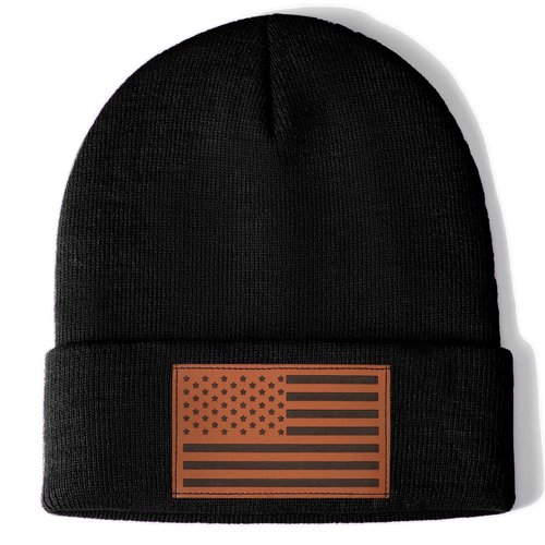 American Flag Beanie Hat Cap Black for Men Women Valentines Gifts USA Tactical Police Army Military Gear Hat Patriots Republican Beanie Gifts